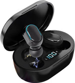 Auriculares Bluetooth inalámbricos, intraurales, pantalla tactil.