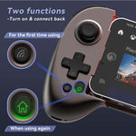 Mando de juegos móvil ShanWan, para iOS y Android, inalámbrico BT.