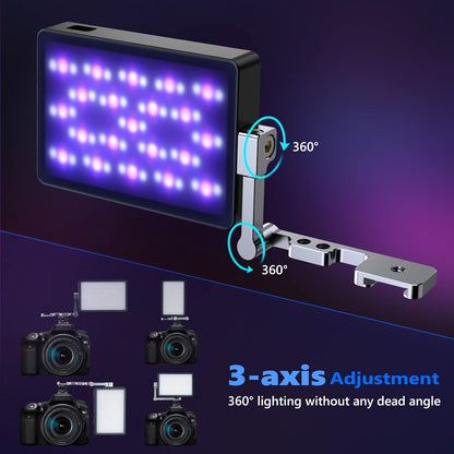 Panel Luz LED Waffle Video Fotografia 5500 K
