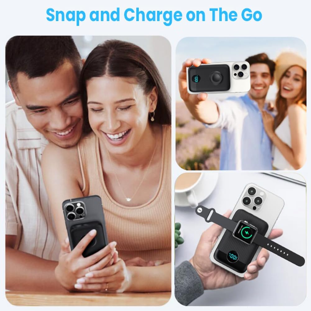 Cargador portatil magnetico 10800mAh HX100M4