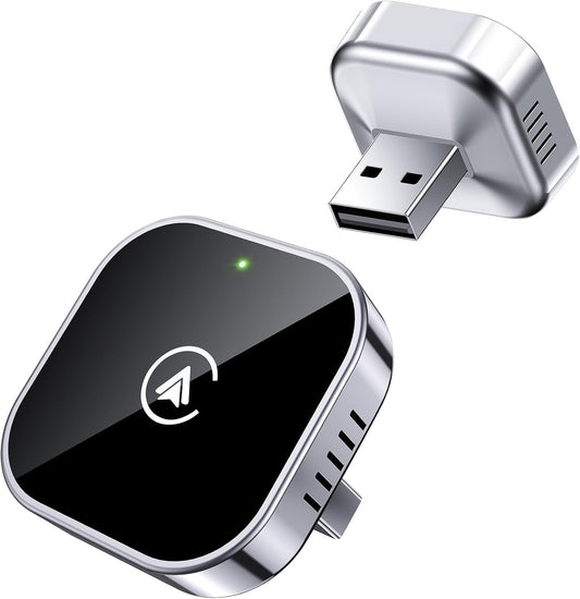 Teeran Adaptador inalámbrico CarPlay y Android Auto