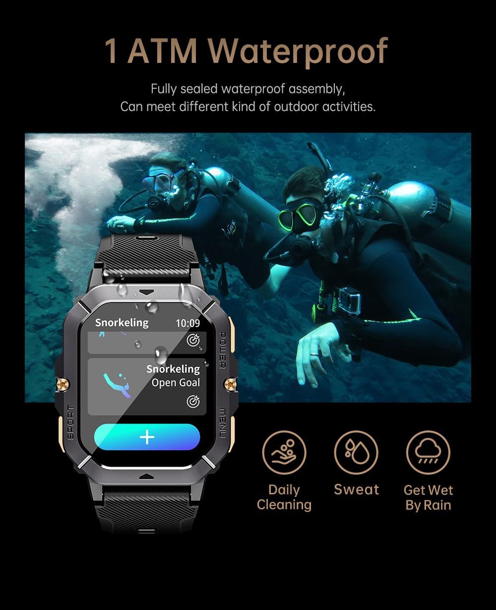 Reloj inteligente resistente deportivo impermeable Gravity C28