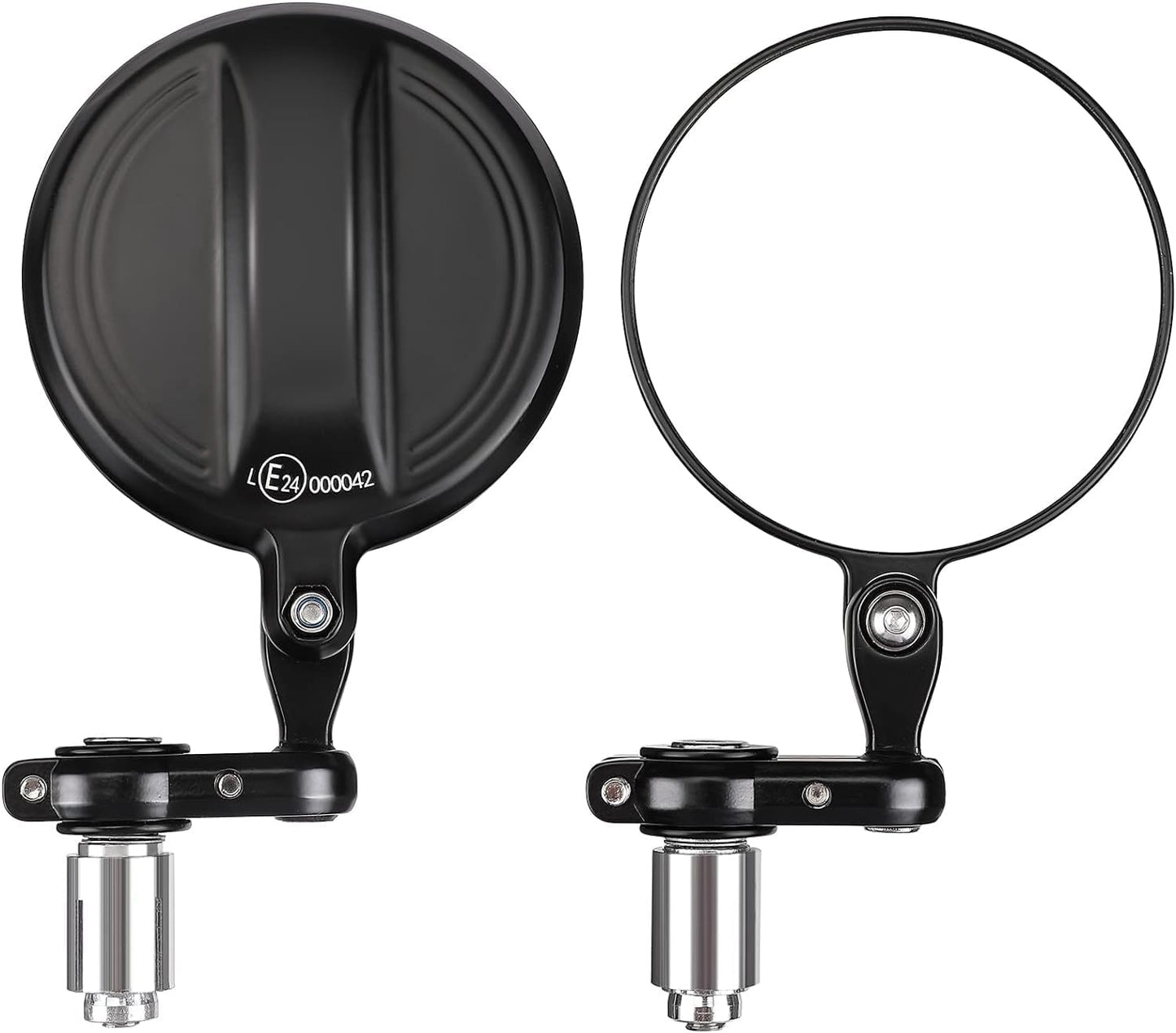 Espejos universales para motocicleta, 360°, KEMIMOTO, giratorios.