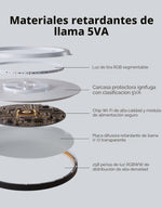 Plafón Inteligente Govee RGBIC LED 12 Pulg 2400LM WiFi