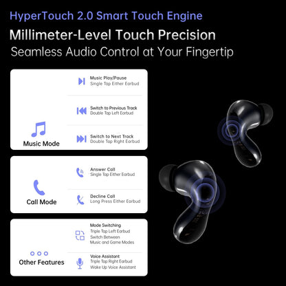 Auriculares ND Pulsar TWS, sonido estéreo de alta fidelidad.(USADOS)