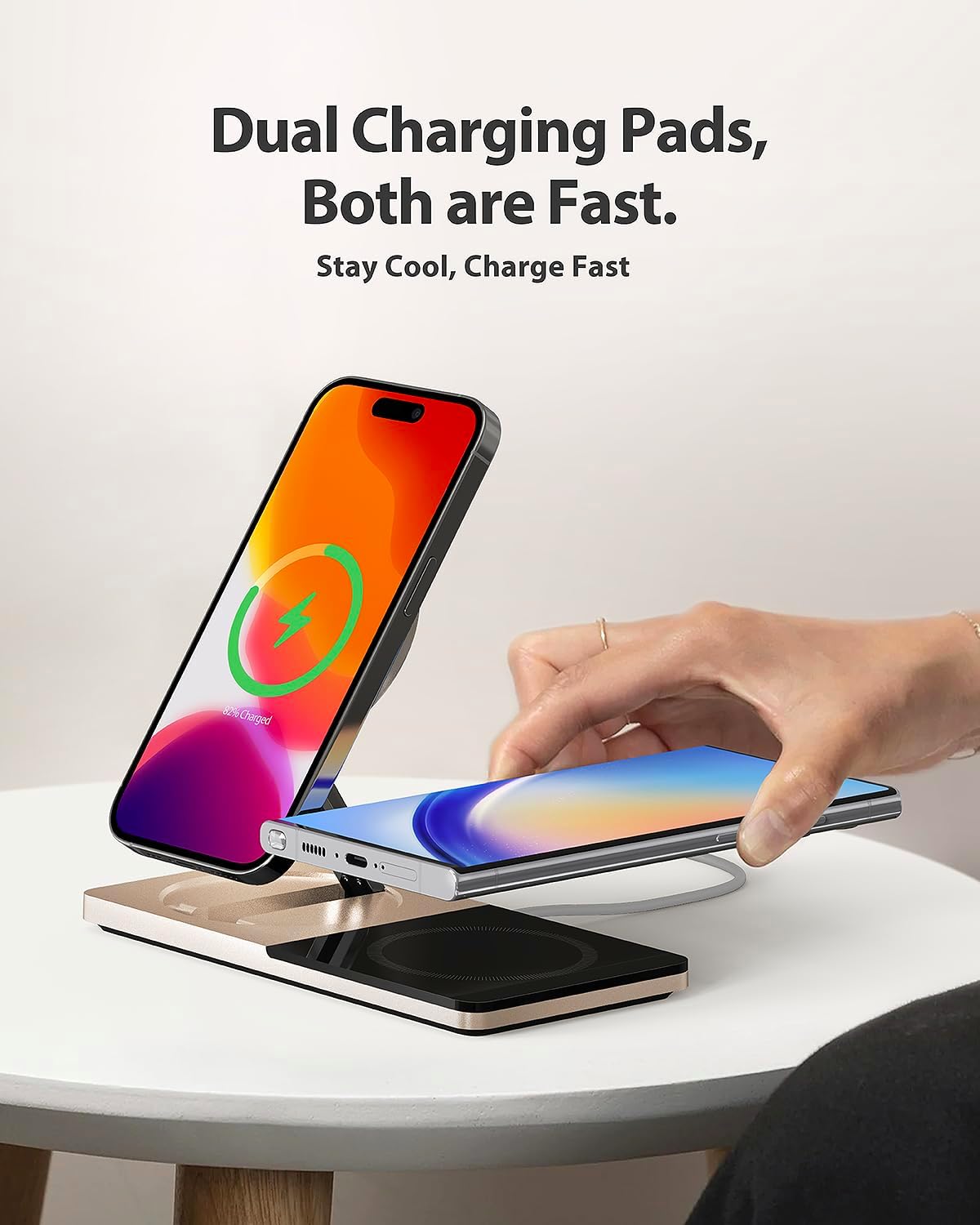 Estación de carga inalámbrica para iPhone y AirPods (USADO)