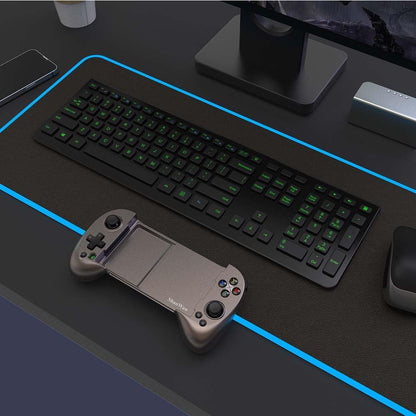 Mando de juegos móvil ShanWan, para iOS y Android, inalámbrico BT.