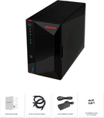 Servidor NAS Asustor AS5202T Dual Core 2.0GHz 2.5GbE Diskless