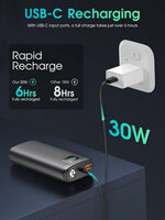 Cargador portátil de 40 000 mAh linterna integrada