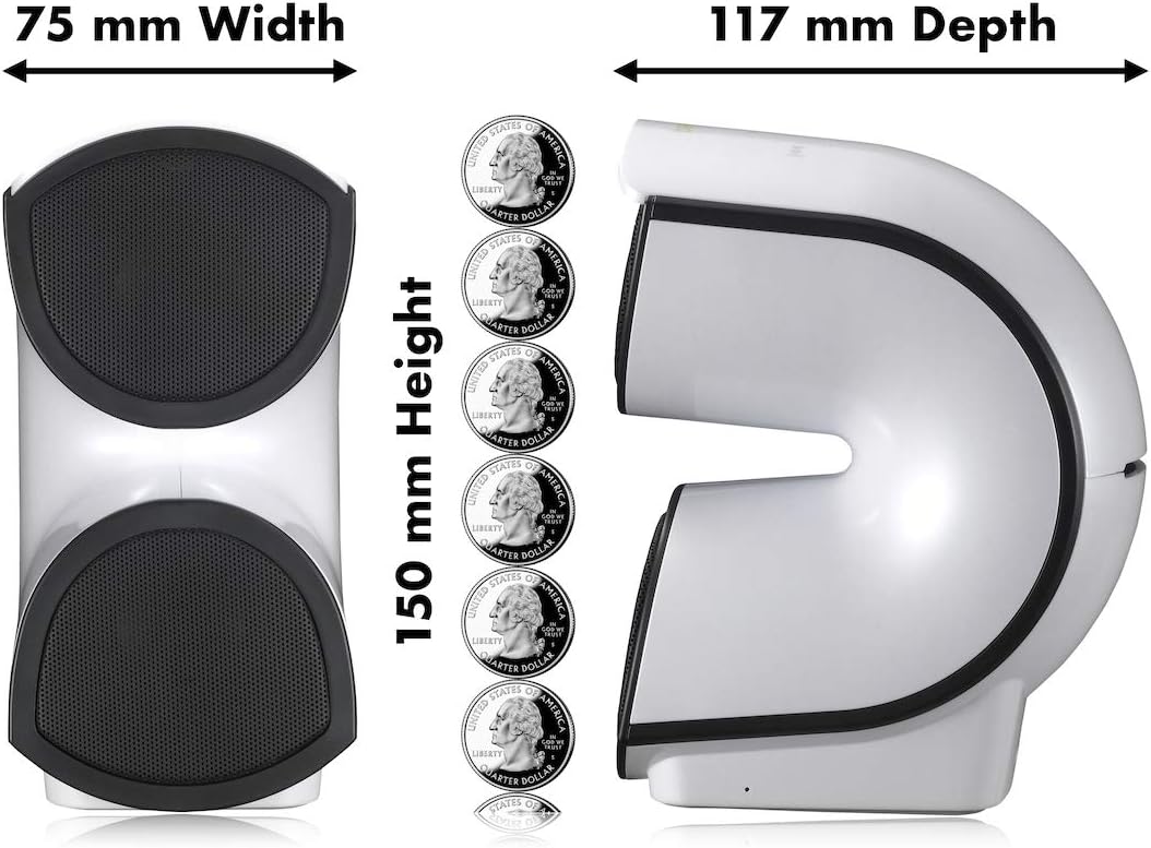 Altavoz portátil inalámbrico Bluetooth 4.2, Museeq PILY (NEGRO).