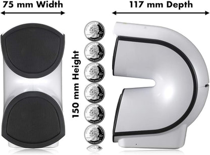 Altavoz portátil inalámbrico Bluetooth 4.2, Museeq PILY (NEGRO).