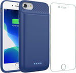 Carcasa Bateria 7000 mAh iPhone 6/7/8/SE Azul