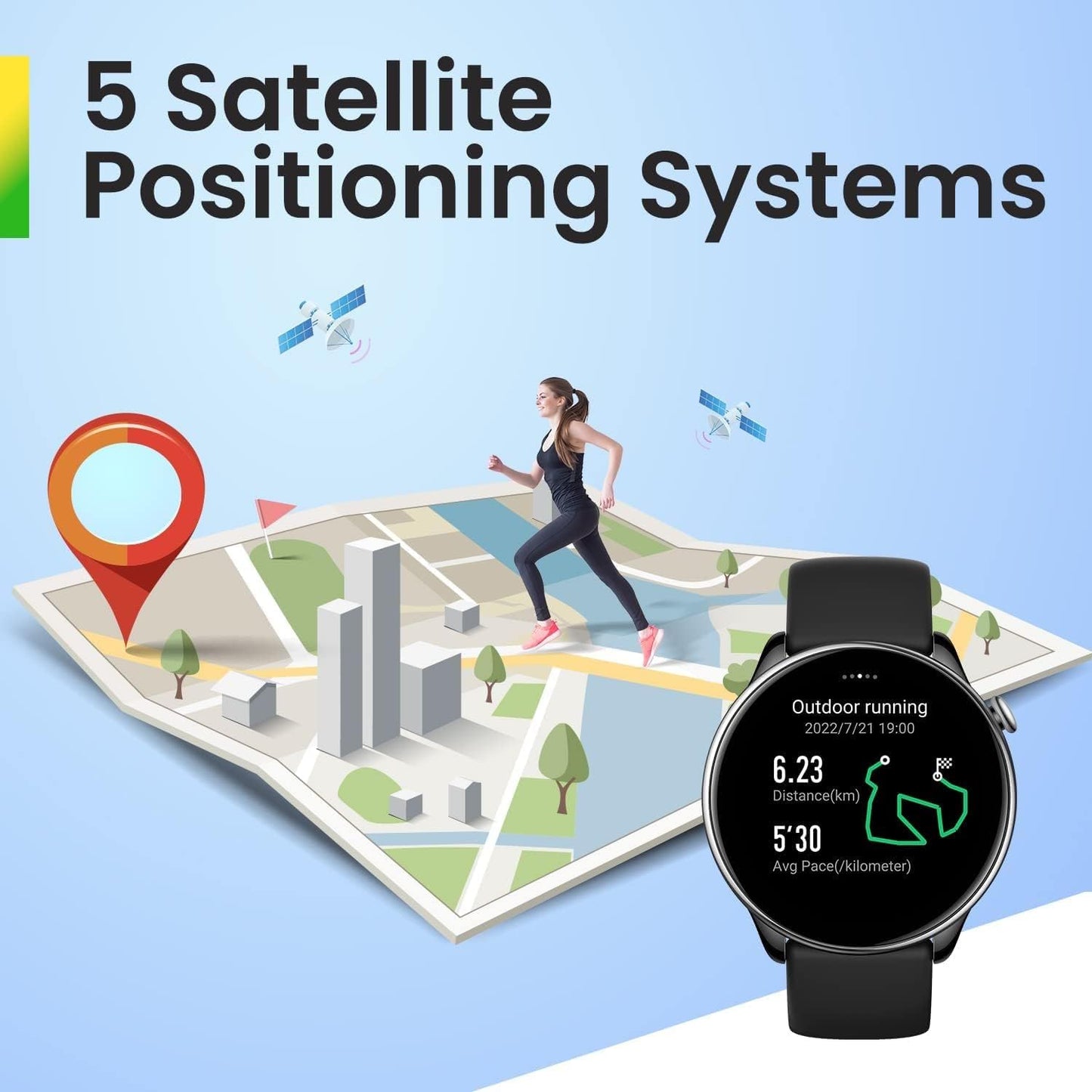 Amazfit GTR Mini Reloj Inteligente, 43mm, AI Fitness, GPS.