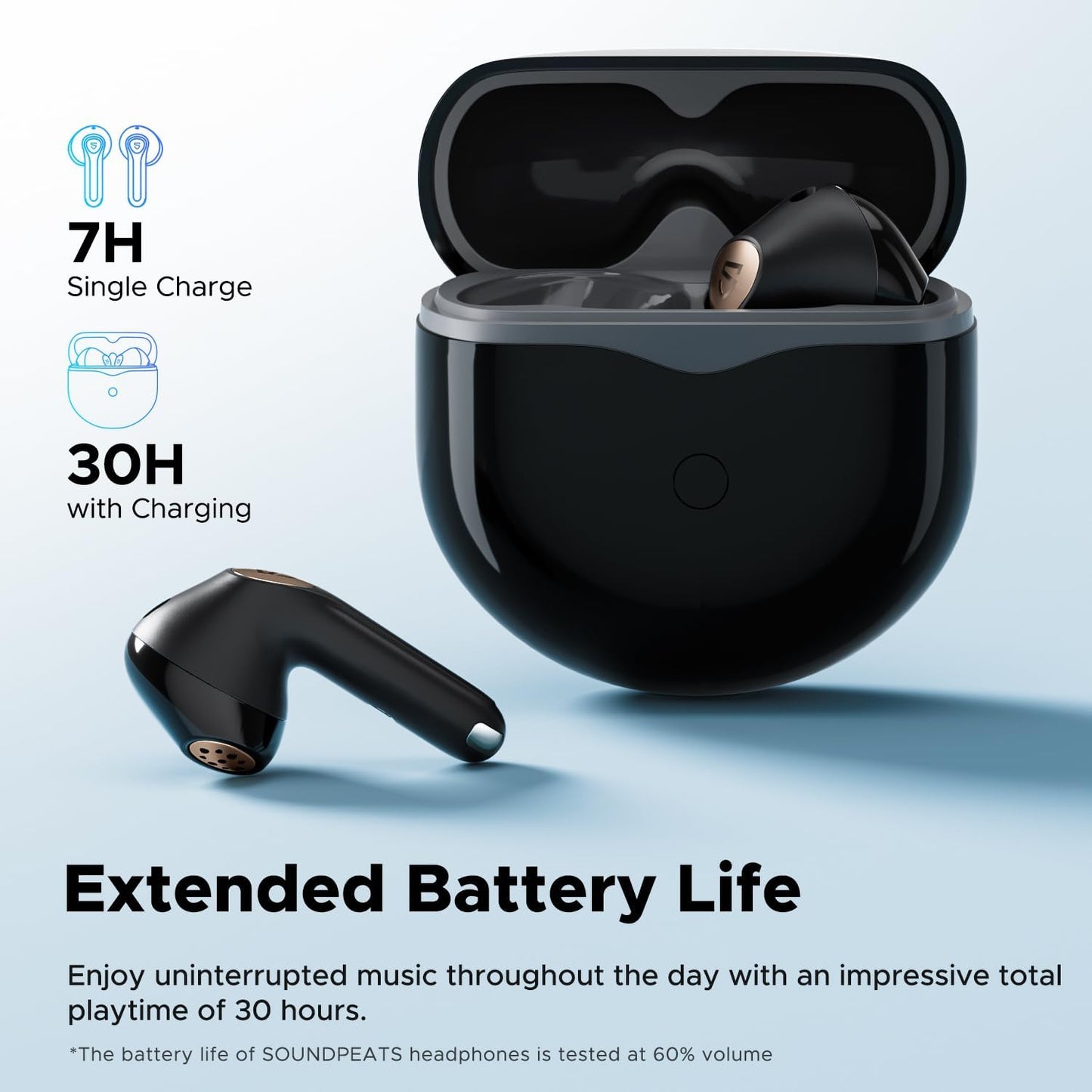SoundPEATS - Auriculares Inalámbricos Air4 Lite