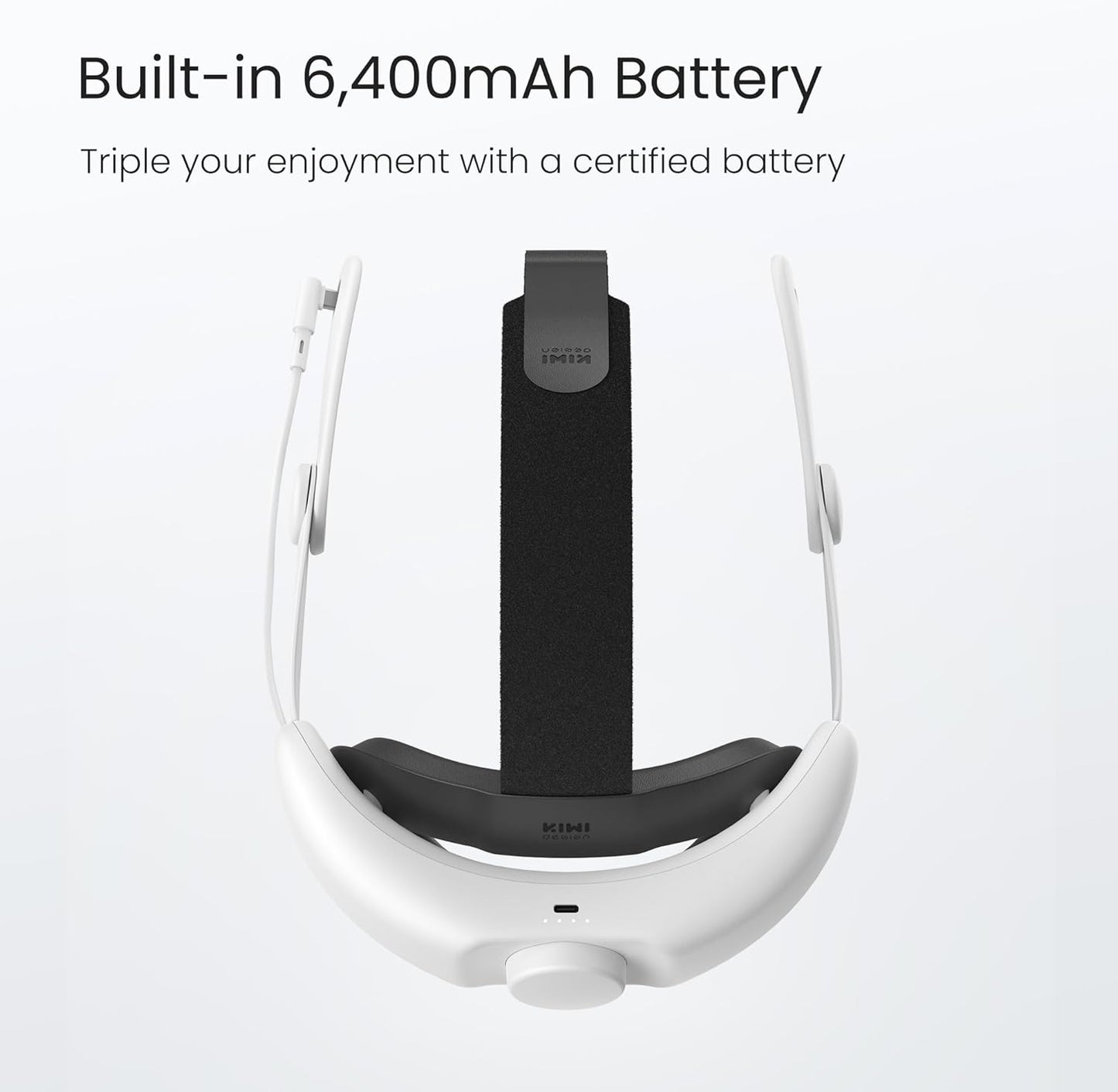 Correa para la cabeza con batería, compatible con Meta Quest 3/Quest 3S