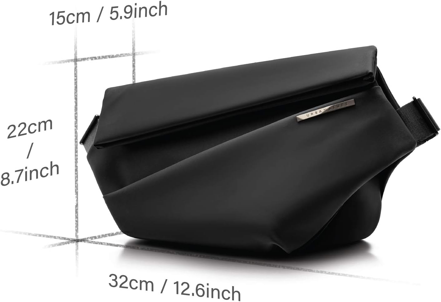 Bolso bandolera multiusos impermeable antirrobo. NIID R1