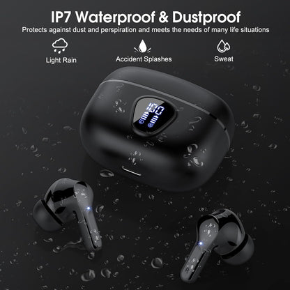 Besnoow - Auriculares Inalámbricos Bluetooth 5.3 40 Hrs