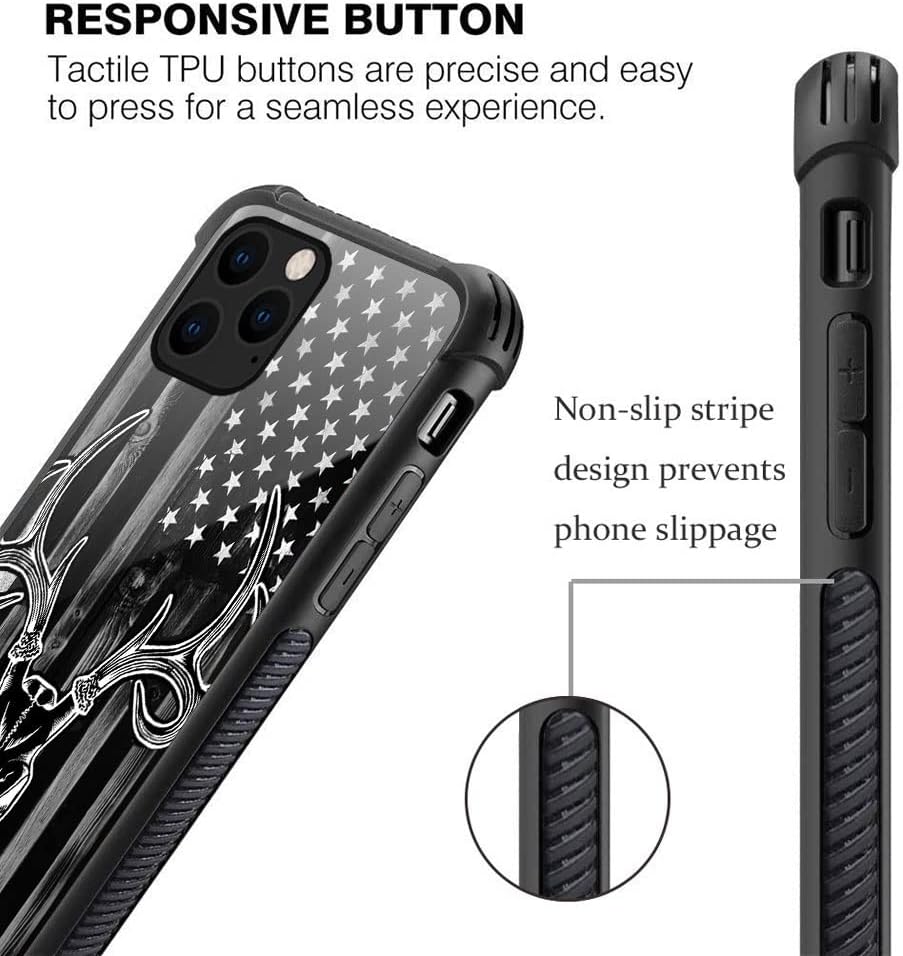 Funda compatible con iPhone 14/13, diseño con patrón de parachoques trasero.