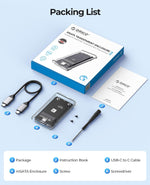 ORICO - Carcasa SSD USB 3.0 mSATA de 5 Gbit/s.