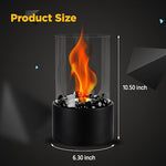 Chimenea de sobremesa Rancy, sin humo, decoración moderna.