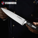 STEINBRÜCKE, Cuchillo de chef, acero inoxidable alemán.(DETALLE)