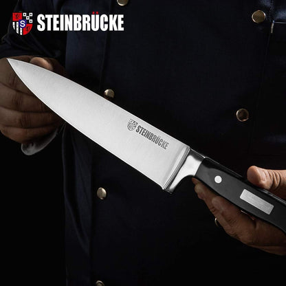 STEINBRÜCKE, Cuchillo de chef, acero inoxidable alemán.(DETALLE)