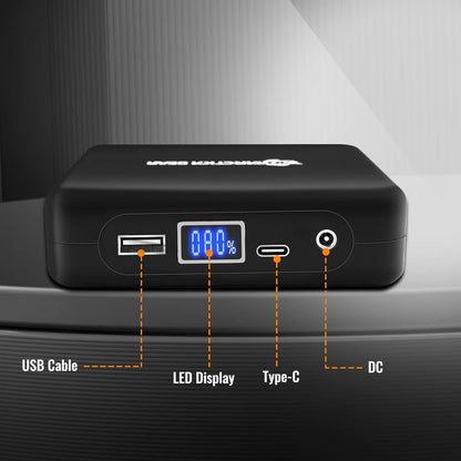 Batería portátil de 12 V 16000 mAh para chaquetas con calefacción.