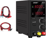 Fuente de alimentación CC variable, digital de 30V, 10A, Pantalla LED.