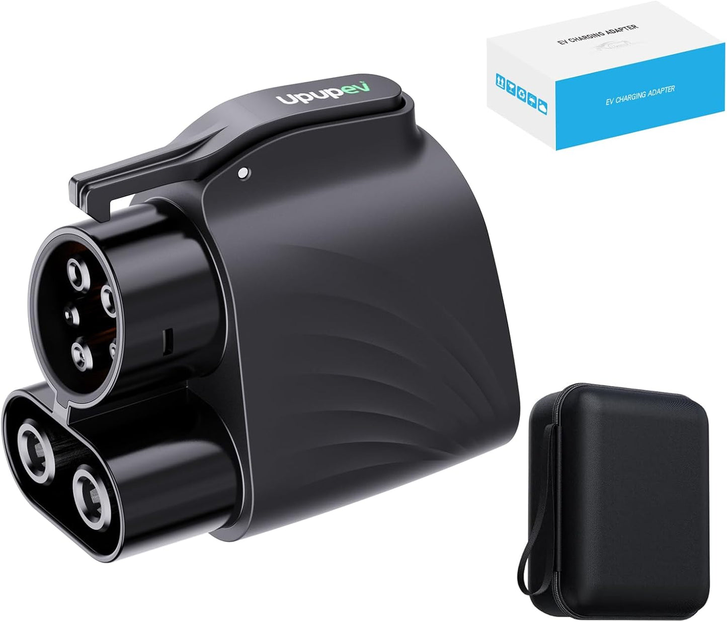 Adaptador de carga rápida para vehículos eléctricos, NACS a CCS1.