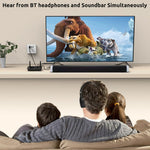 Transmisor Receptor Bluetooth 5.3, adaptador de audio, ent/sal RCA