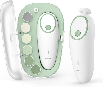 Recortadora de uñas eléctrica, recargable, MOMCOZY.