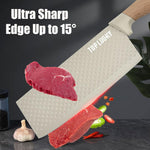 Set Cuchillos Cocina Top Lucky 6 Piezas Con Base