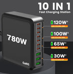 Bloque de cargador USB C de 780W carga rápida