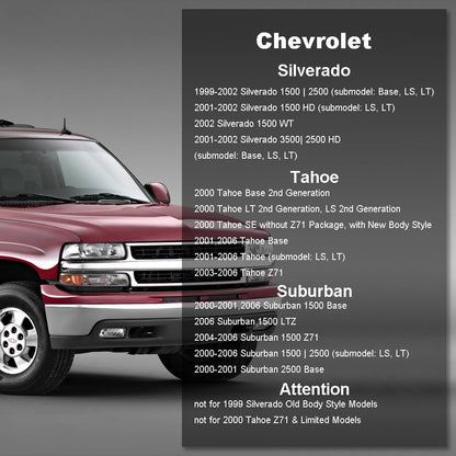 Faros delanteros para Chevy Silverado 1500-2500, 00-06.