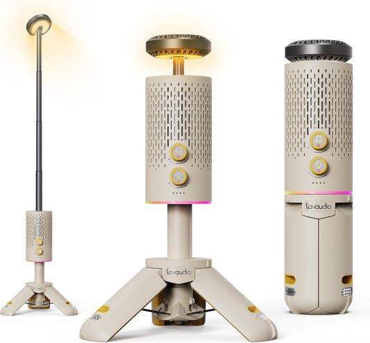 1Mii Lavaudio, Linterna de campamento con altavoz Bluetooth.