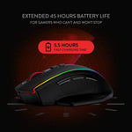 Redragon M686 - Mouse Inalámbrico Para Juegos.