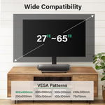 FURWOO Soporte Universal de TV para Televisores,de 27 a 65 Pulgadas.