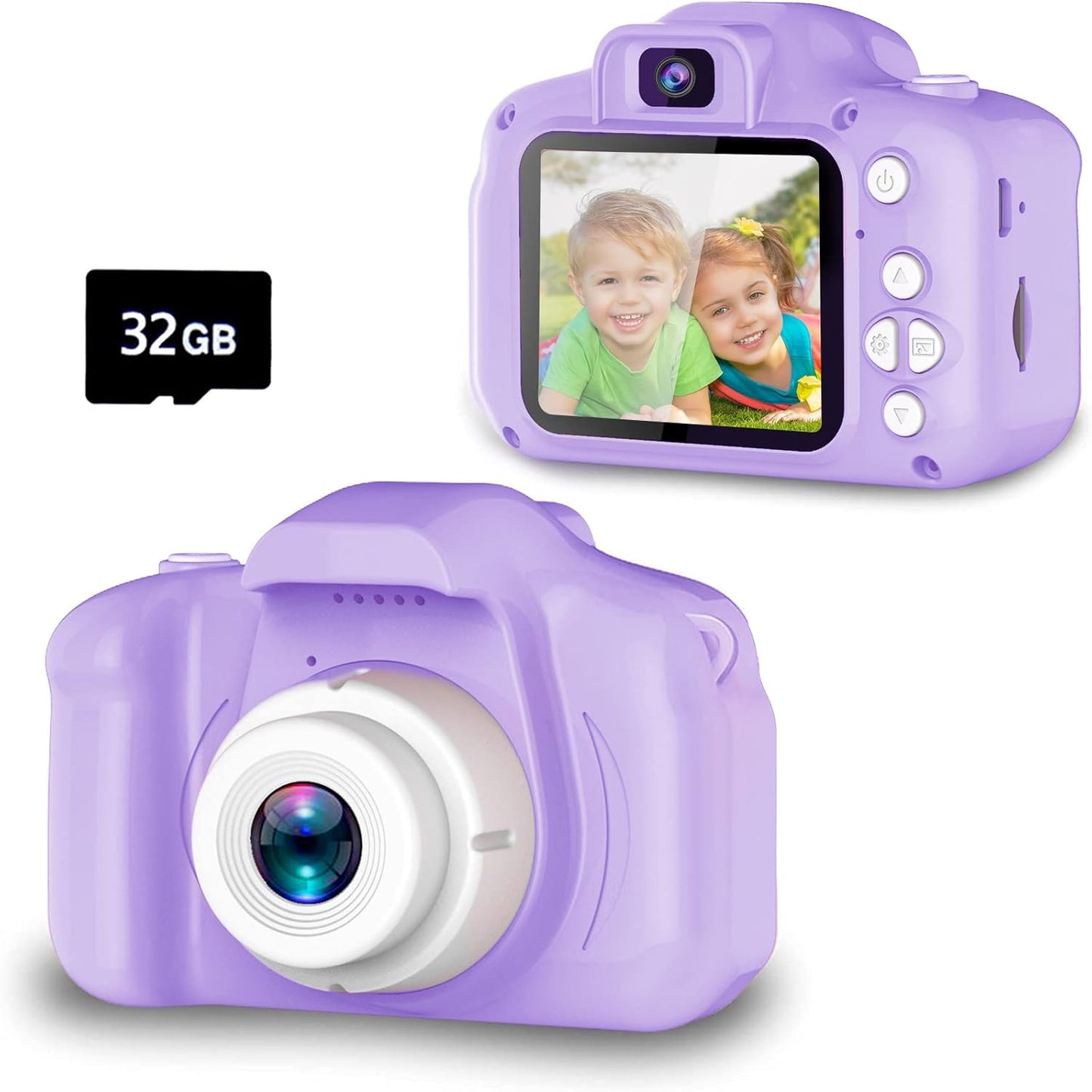 Cámara digital para niños color morado