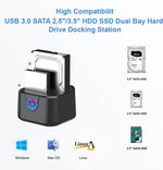 GODO USB 3.0 a SATA III Mini estación de acoplamiento  DD Externo