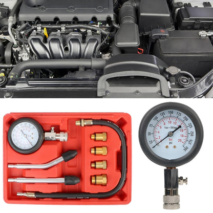 Kit de Probador de fugas de cilindro y manómetros de presión de compresión del motor