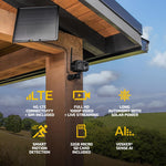 Cámara De Seguridad Autónoma Con Panel Solar Externo Vosker V300