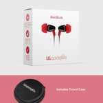 Auriculares intrauditivos, micrófono y volumen limitado para niños.