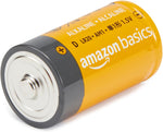 Pilas alcalinas AmazonBasics tipo D de 1.5V 12 pilas