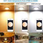 Kit 10 Luces Empotrable Led Smart, 4 Pulgadas, 5w, Control (USADO)
