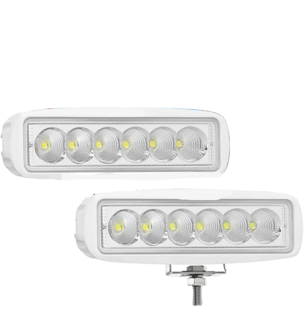 Kit de 2 luces impermeables de 6", anti-niebla, multiusos.