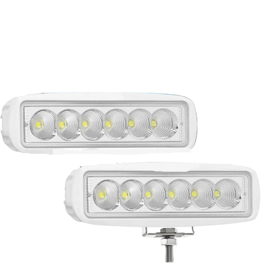 Kit de 2 luces impermeables de 6", anti-niebla, multiusos.