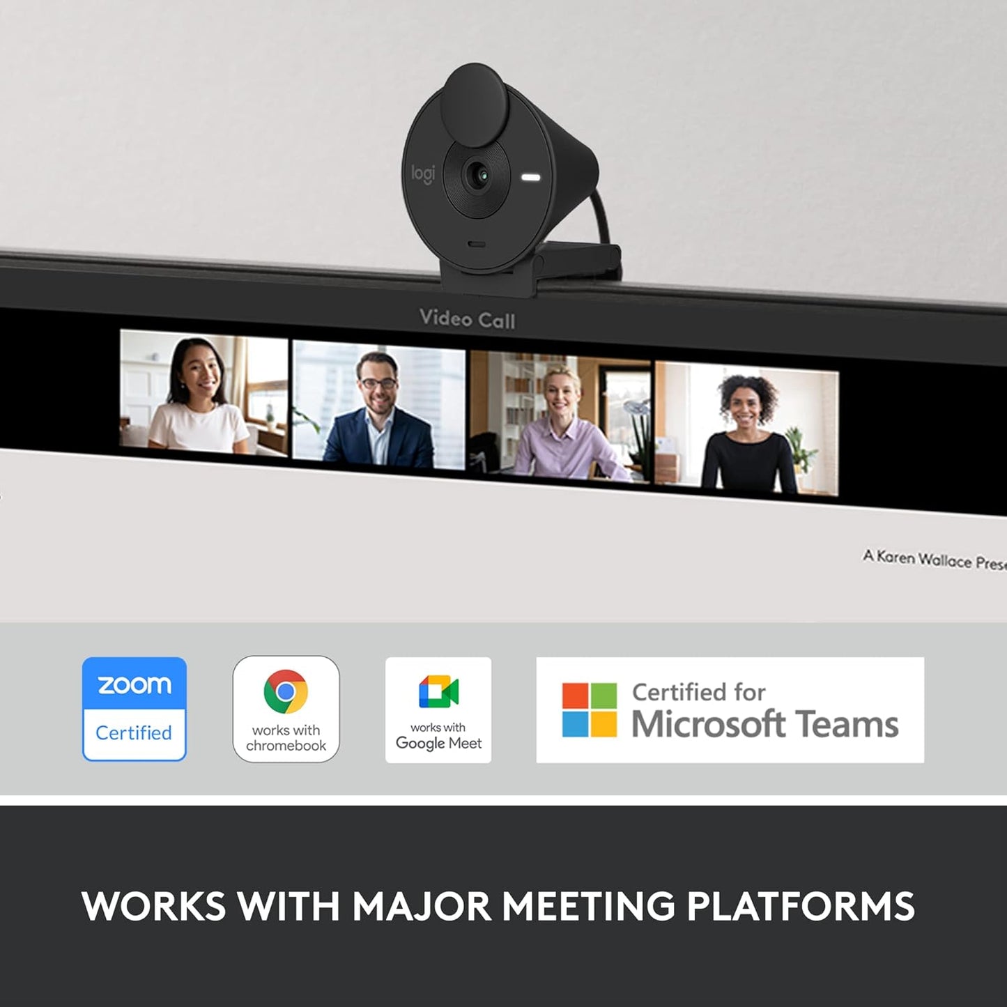 Logitech Brio 301 Cámara Web Obturador de privacidad (USADO)