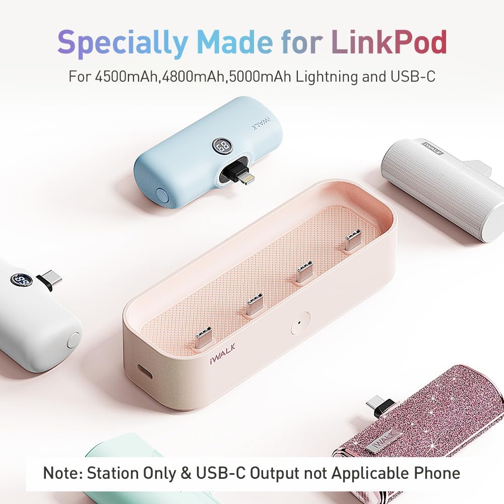 iWALK LinkPod Station LinkPod Cargador portátil de 4500 mAh.