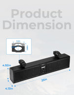 Barra De Sonido KEMIMOTO 6 Bocinas Para UTV  DETALLE