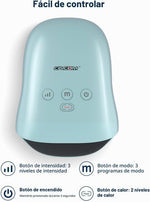 Masajeador De Manos Cincom CM-026H-BU, Con Calor Y Compresión